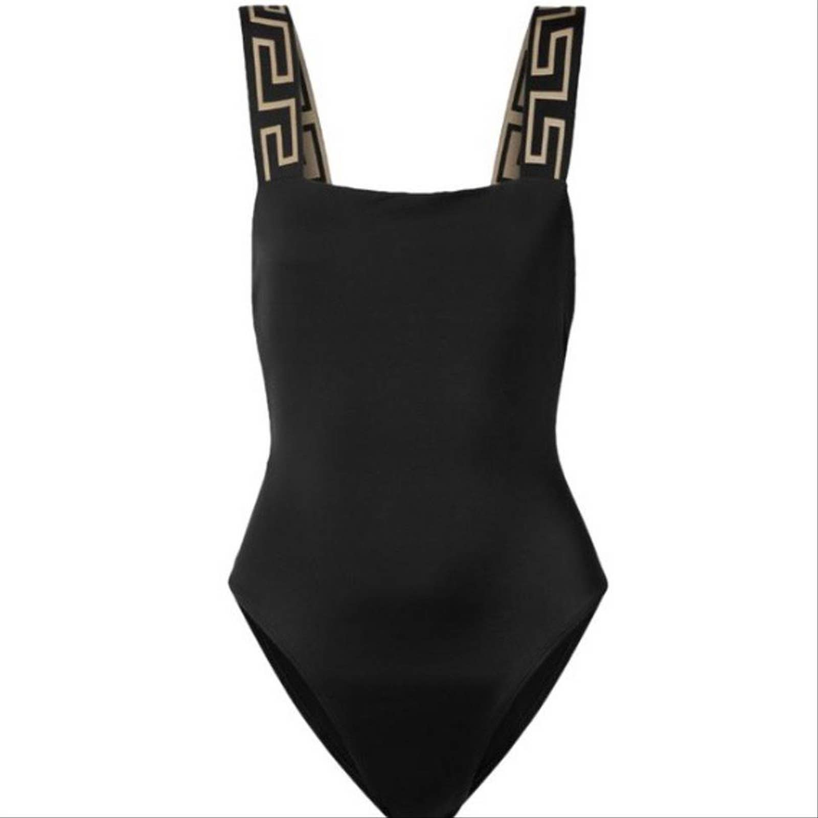Versace Greca Logo Swimsuit Bodysuit M